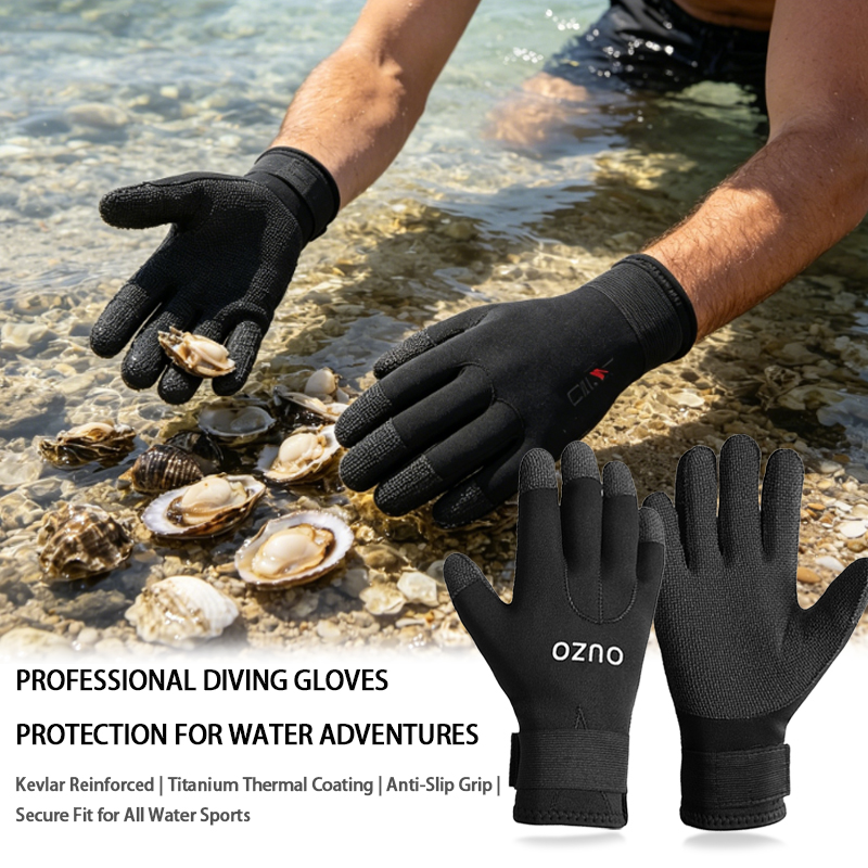 Wetsuit 3Mm Neoprene - 3mm CR Titanium Coated Diving Gloves,