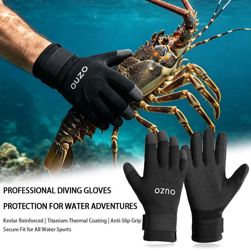 Wetsuit 3Mm Neoprene - 3mm Diving Gloves - CR Titanium