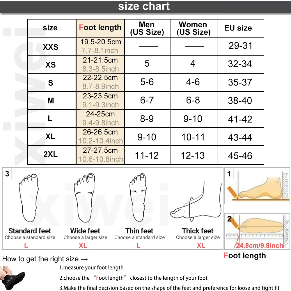 Neoprene Socks 3mm 5mm Wetsuit - Wetsuit 3Mm Neoprene recension och pris