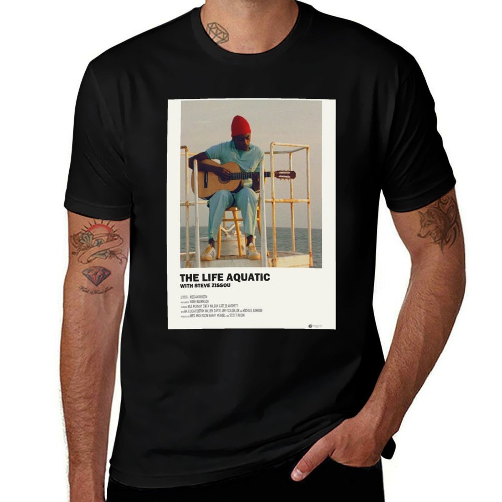 The Life Aquatic Poster T-Shir - Aquatic Sports Activities recension och pris
