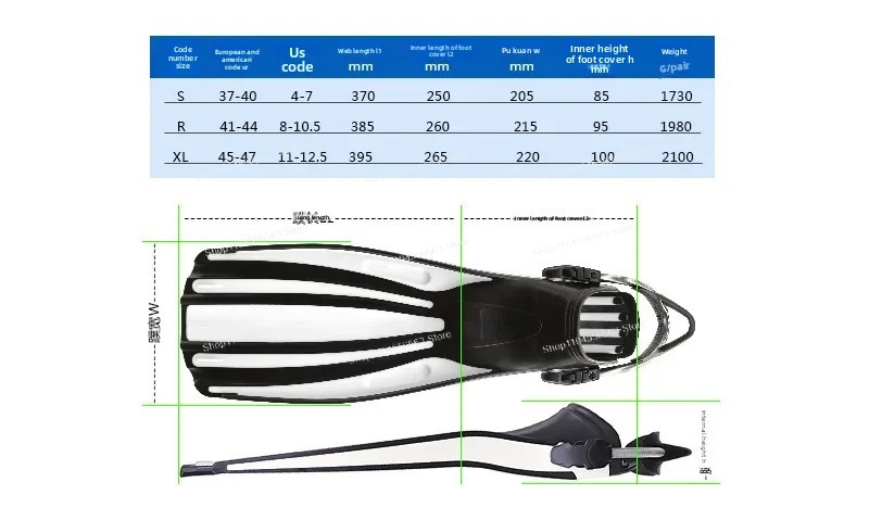 Adjustable Spring Strap Swim T - Fin Diving Blade recension och pris