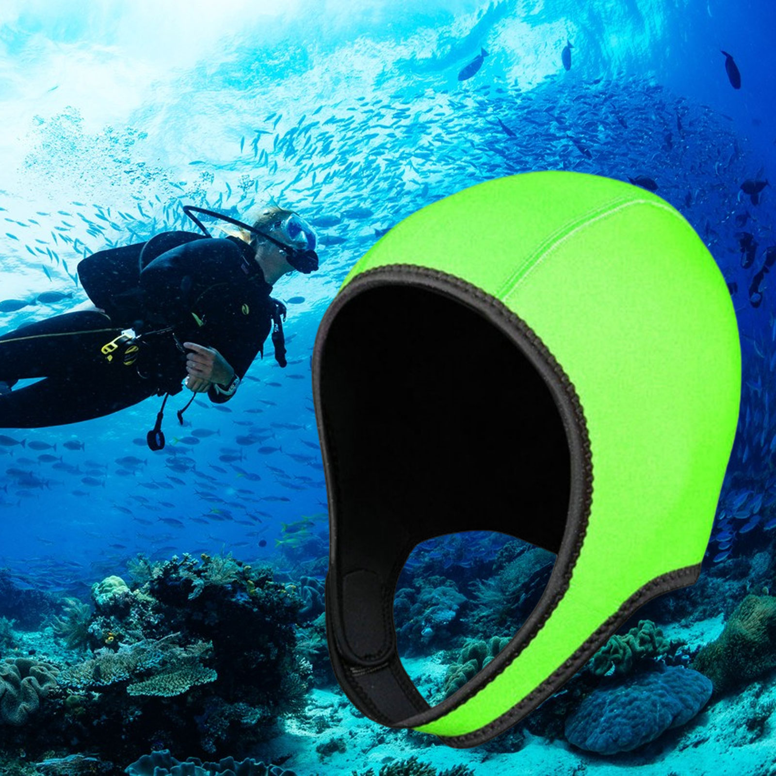 Scuba Dive Hood Swimming Cap 3 - Wetsuit 3Mm Neoprene recension och pris