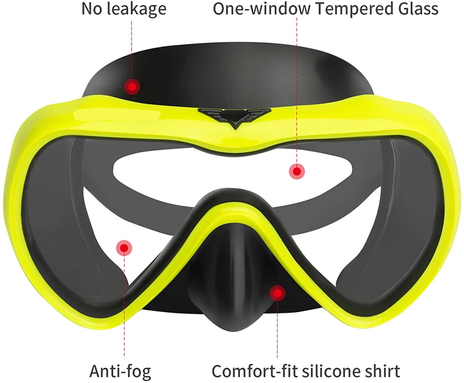 Professional Scuba Diving Mask - Freediving Mask Set recension och pris