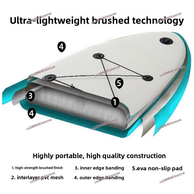 New Inflatable PVC Stand Up Pa - Aquatic Sports Activities recension och pris