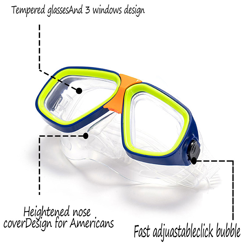 Adults Kids  Diving Goggle Mas - Freediving Mask Set recension och pris