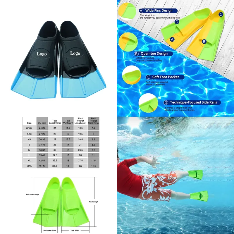 Professional Short Blade Silic - Fin Diving Blade recension och pris