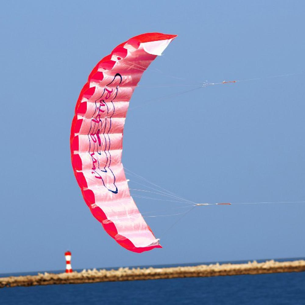 Outdoor Dual Line Stunt Parafo - Kite Surf Bar Control recension och pris