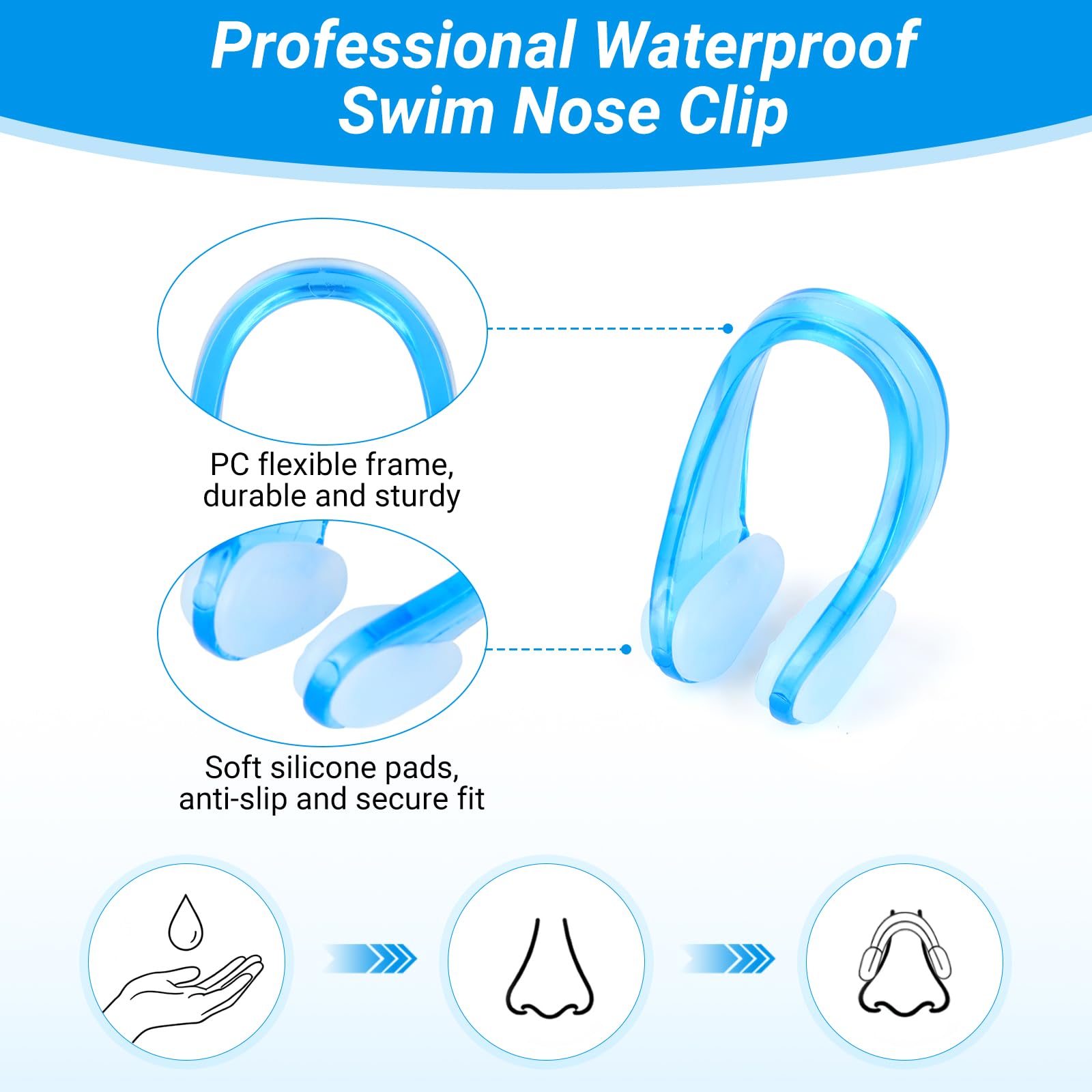 Waterproof Silicone Swimming N - Us Aquatic Sports recension och pris
