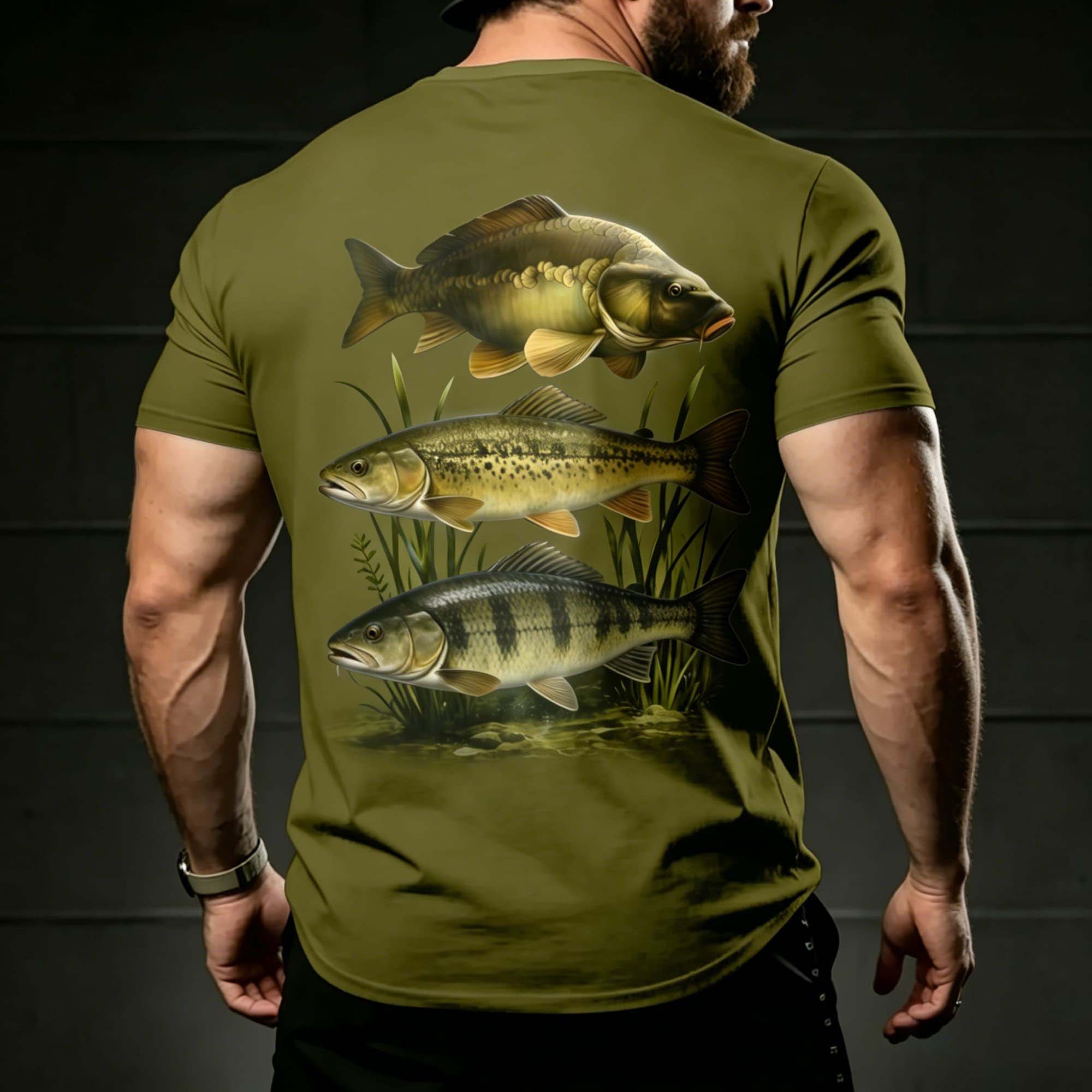 Men Army Green Freshwater Fish - Us Aquatic Sports recension och pris