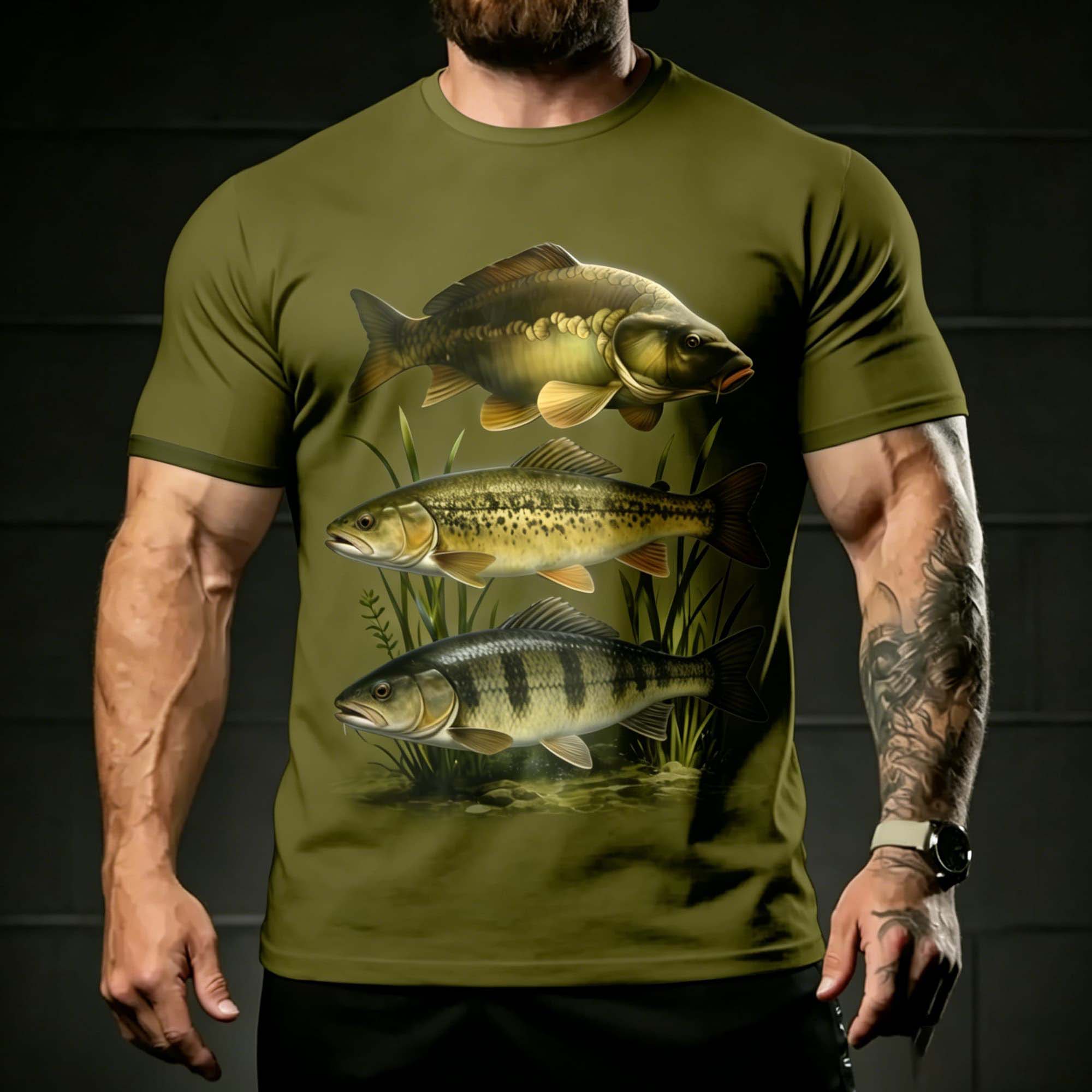 Men Army Green Freshwater Fish - Us Aquatic Sports recension och pris