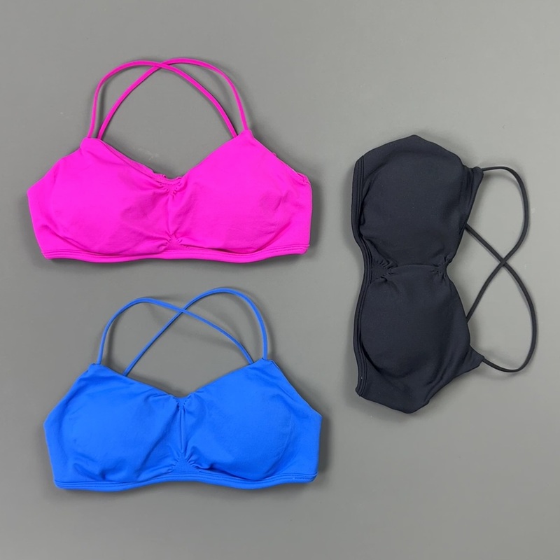 HISTELLO Front Ruched Cross Ba - Aquatic Sports Bra recension och pris
