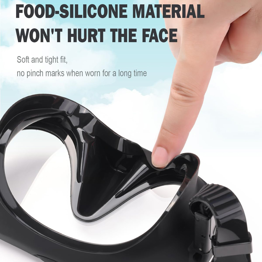 Dry Snorkel Set Diving Mask Pr - Freediving Mask Set recension och pris