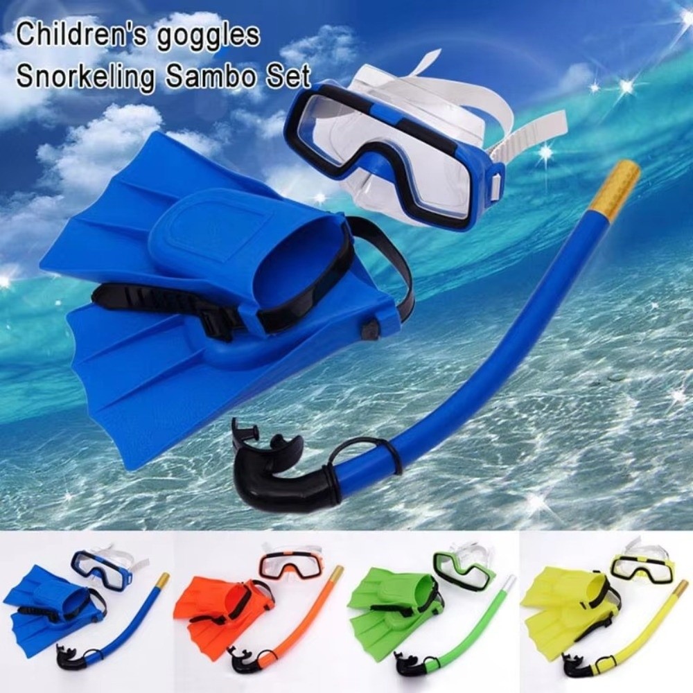 New Anti-Fog Children Diving M - Freediving Mask Set recension och pris