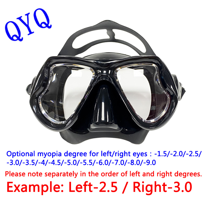 Myopia Diving Masks Snorkeling - Freediving Mask Set recension och pris